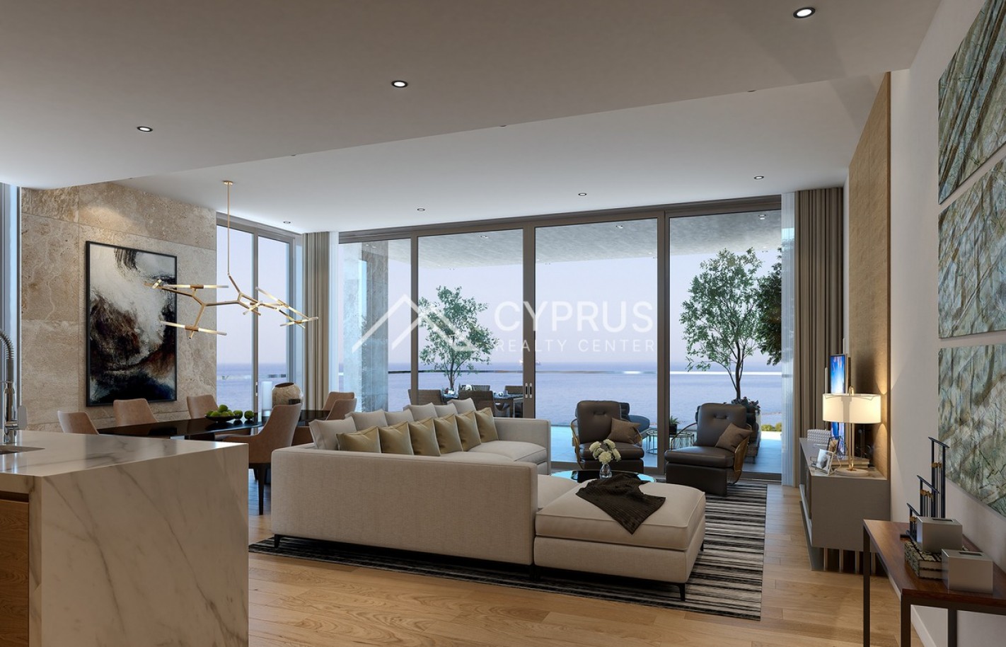 Apartment in Limassol with 2 bedrooms, Agios Tychonas