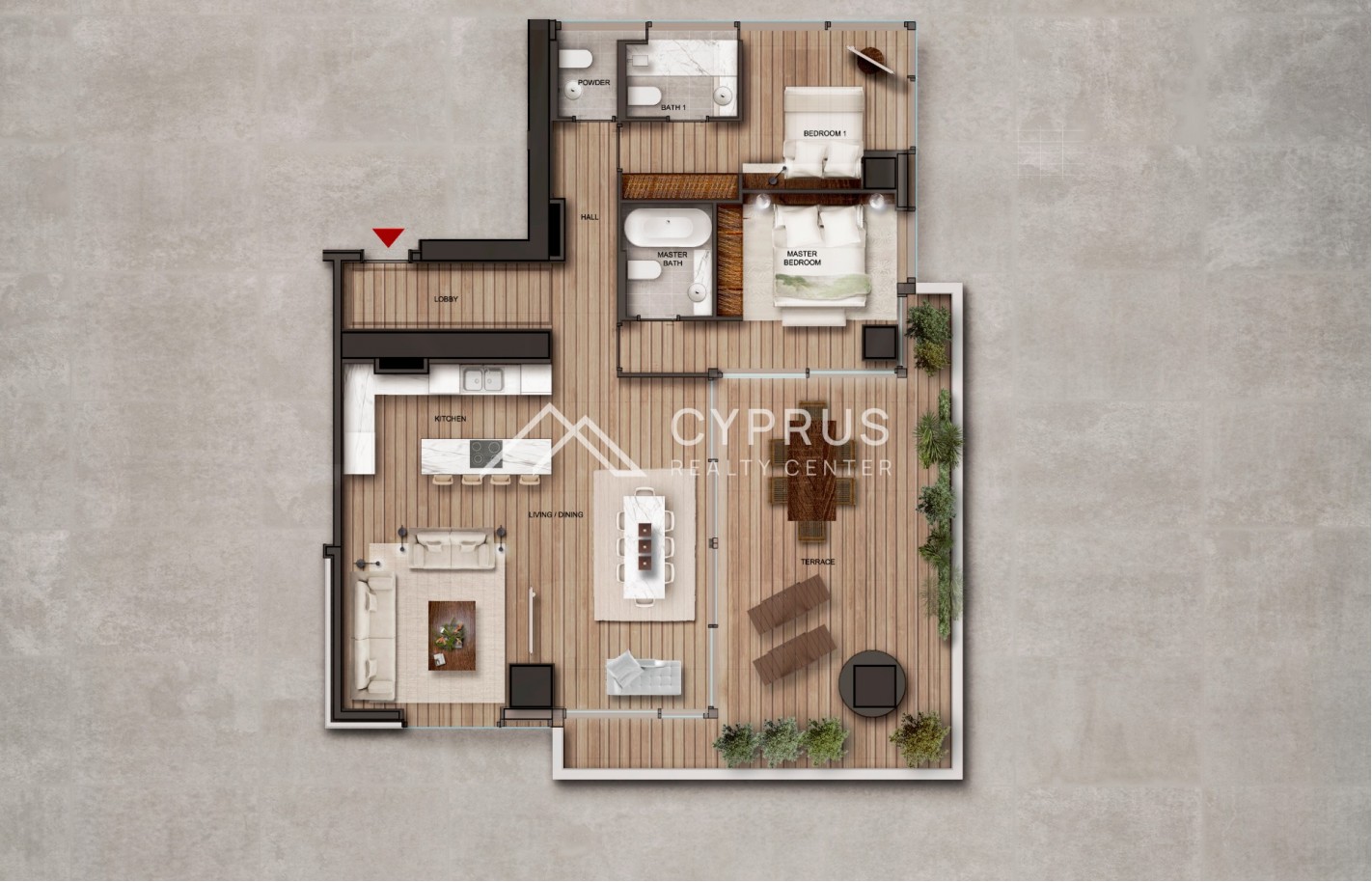 Three bedroom apartments in Limassol, Agios Tychonas - фото 29