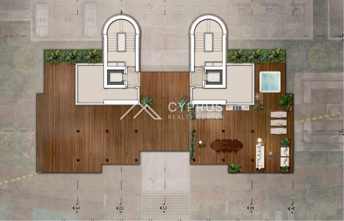 Three bedroom apartments in Limassol, Agios Tychonas - фото 15