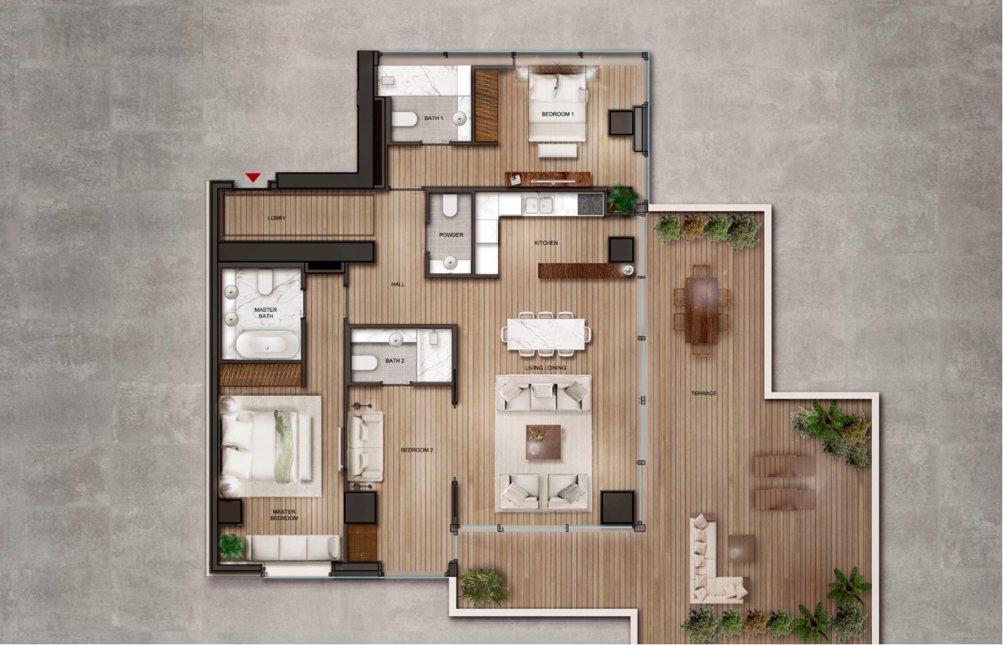 Трехспальные апартаменты в Лимассоле, Agios Tychonas - фото 26