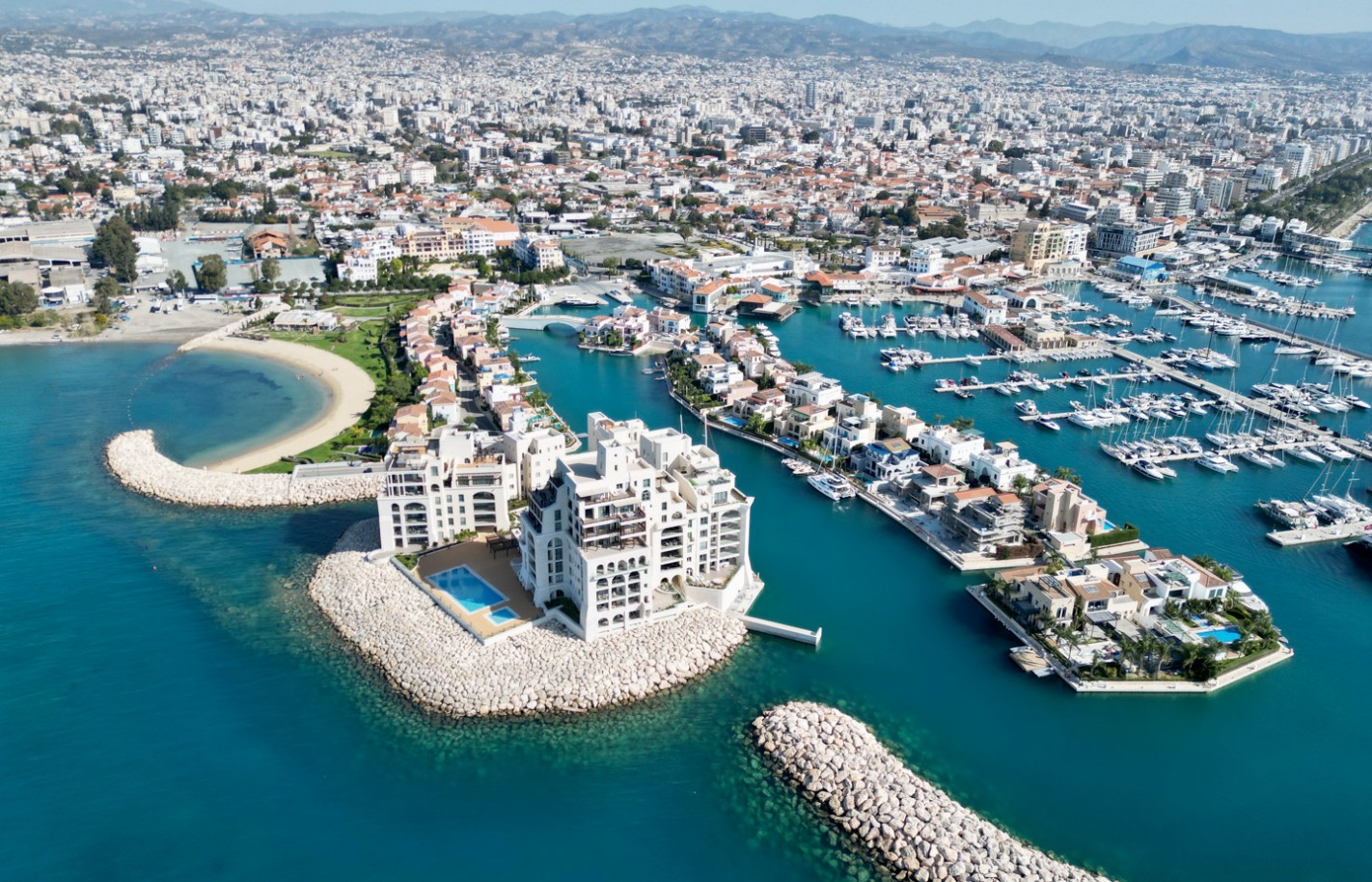 Апартаменты с 2 спальнями в Лимассоле, Limassol Marina