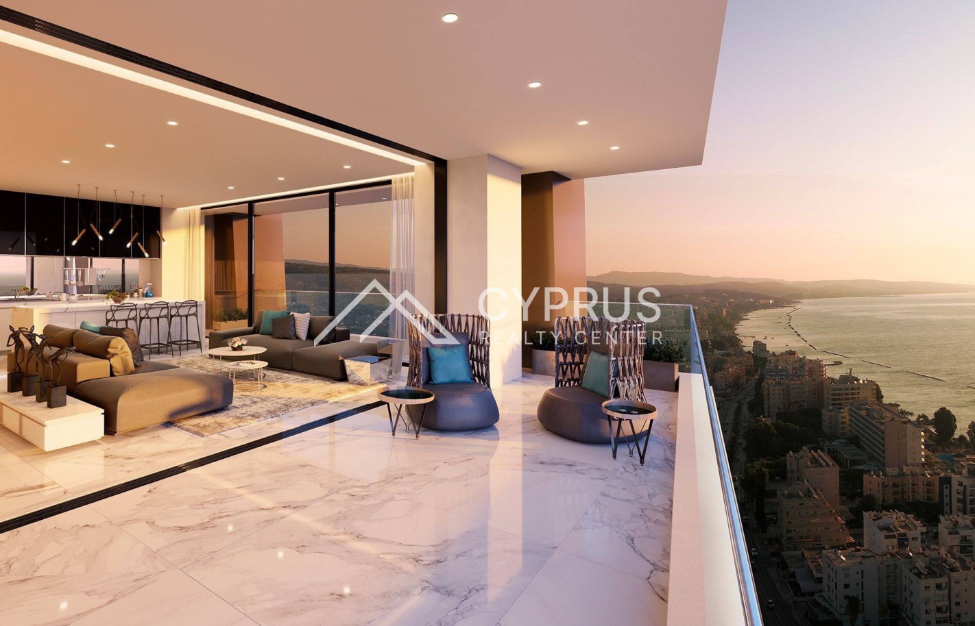 Односпальные апартаменты в Лимассоле, Potamos Germasogeia - фото 1