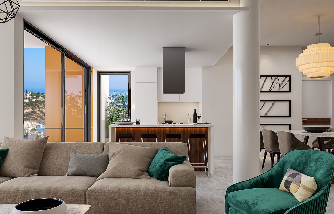 Трехспальные апартаменты в Лимассоле, Potamos Germasogeia - фото 19