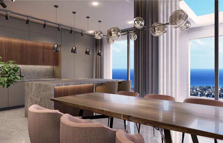 Односпальные апартаменты в Лимассоле, Panthea