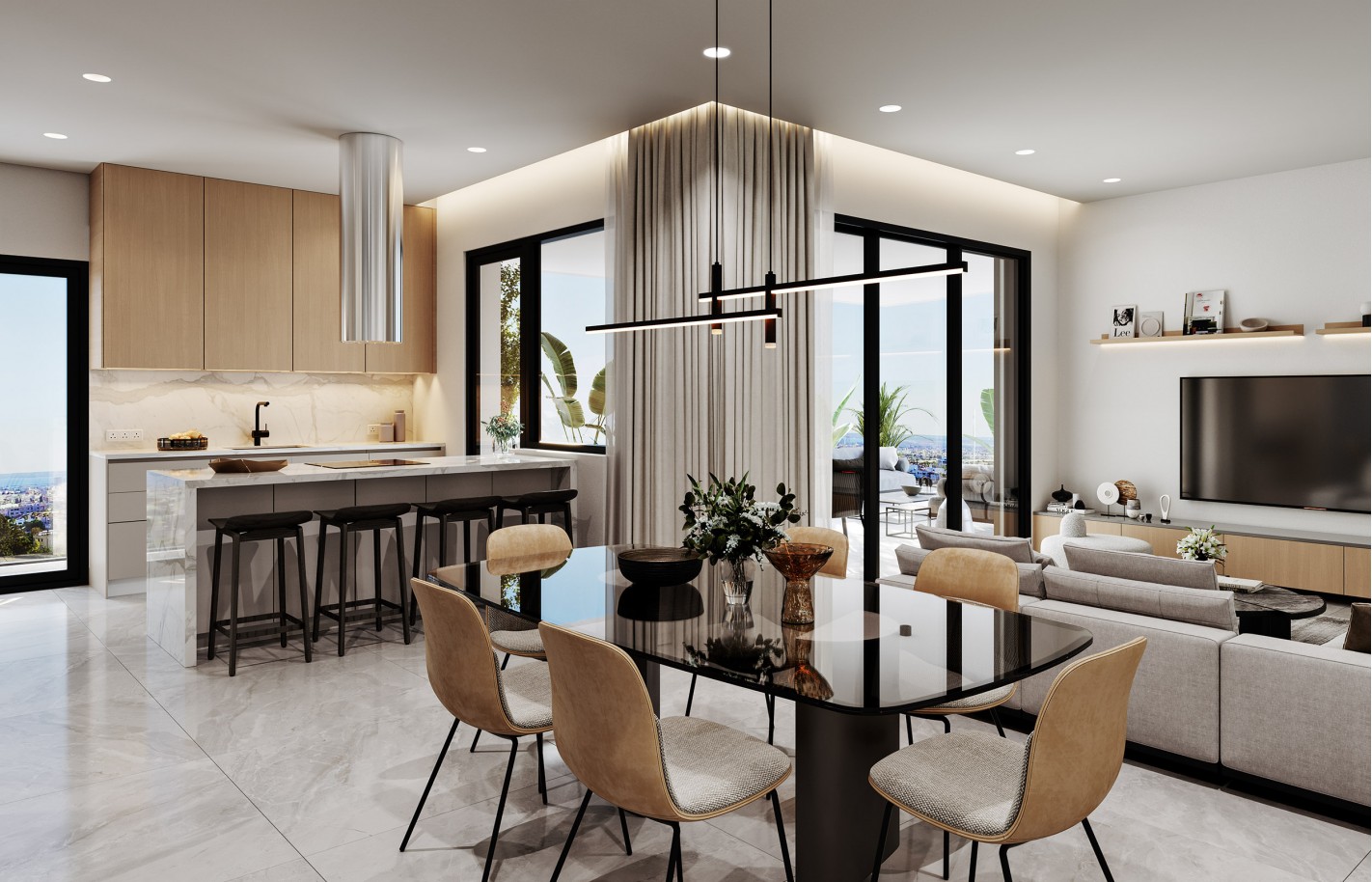 Апартаменты в Лимассоле с 4 спальнями, Agios Athanasios Апартаменты в Лимассоле с 4 спальнями, Agios Athanasios