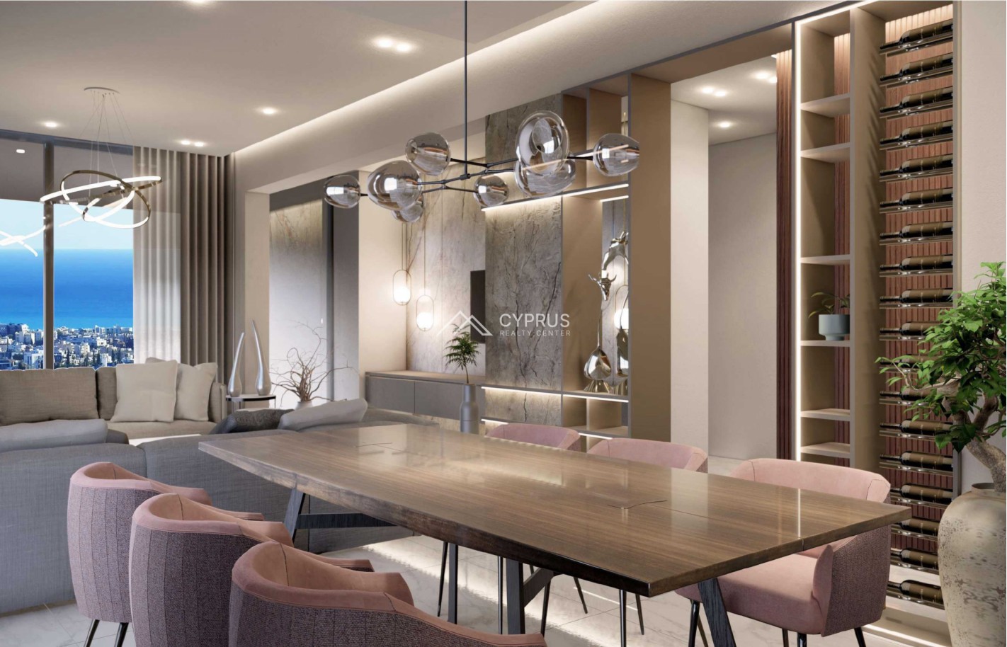 Односпальные апартаменты в Лимассоле, Panthea - фото 2