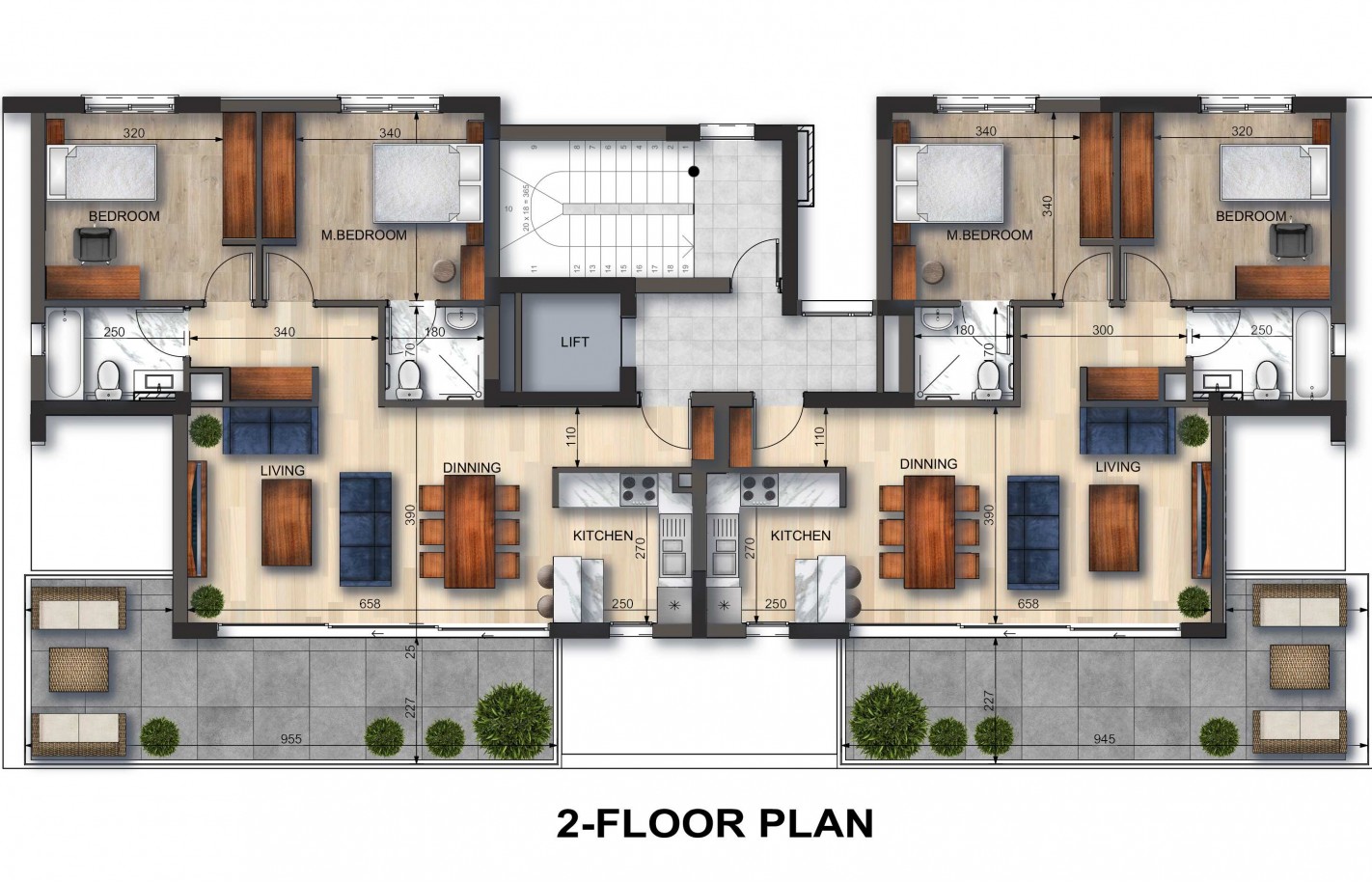 Двуспальные апартаменты в Лимассоле, Agios Athanasios - фото 16