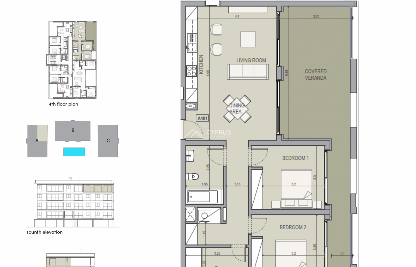 Двуспальные апартаменты в Лимассоле, Zakaki - фото 2