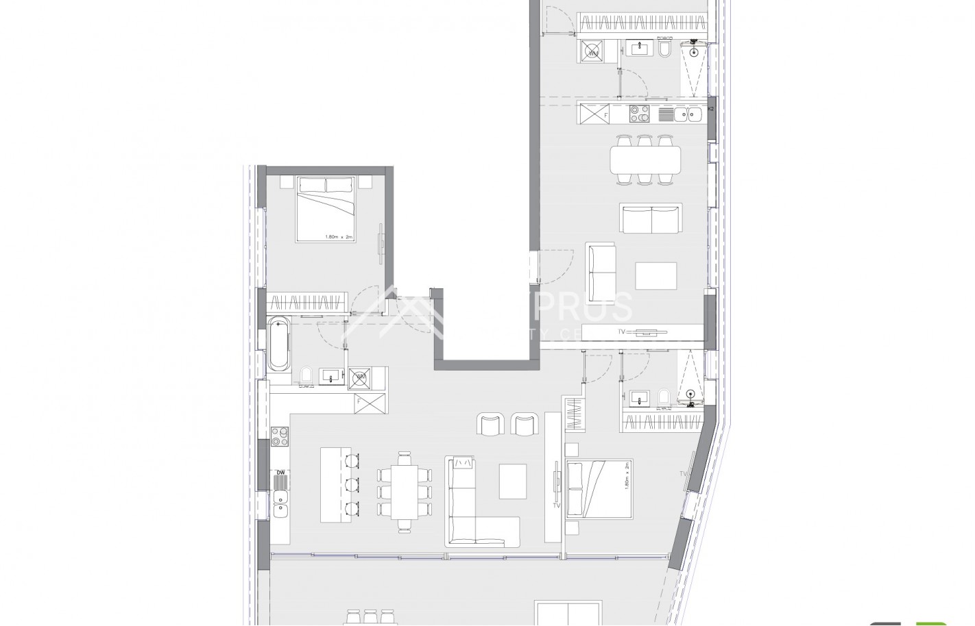 Two bedroom apartment in Limassol, Parekklisia - фото 4