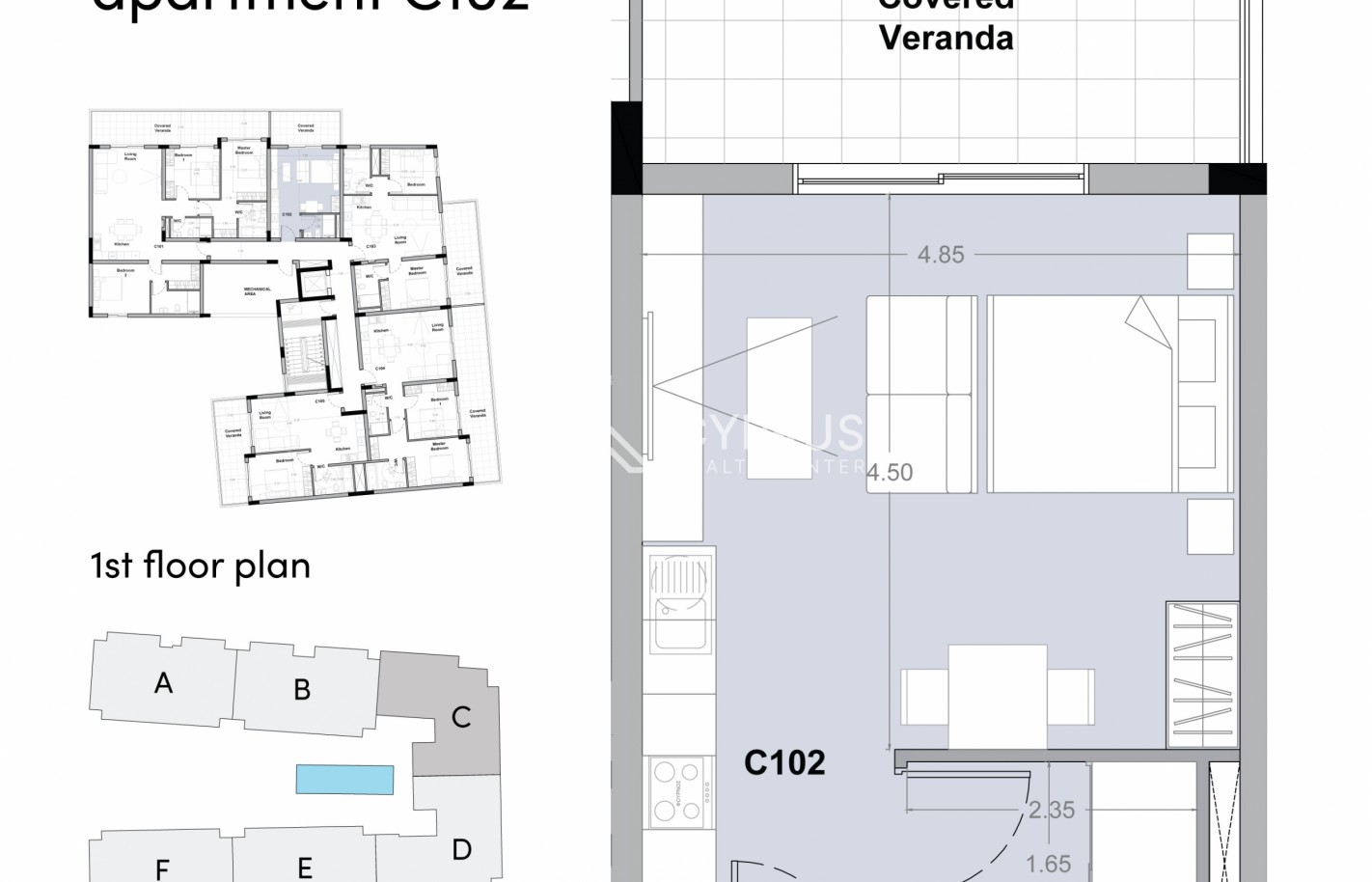 Studio in Paphos, Geroskipou - фото 8