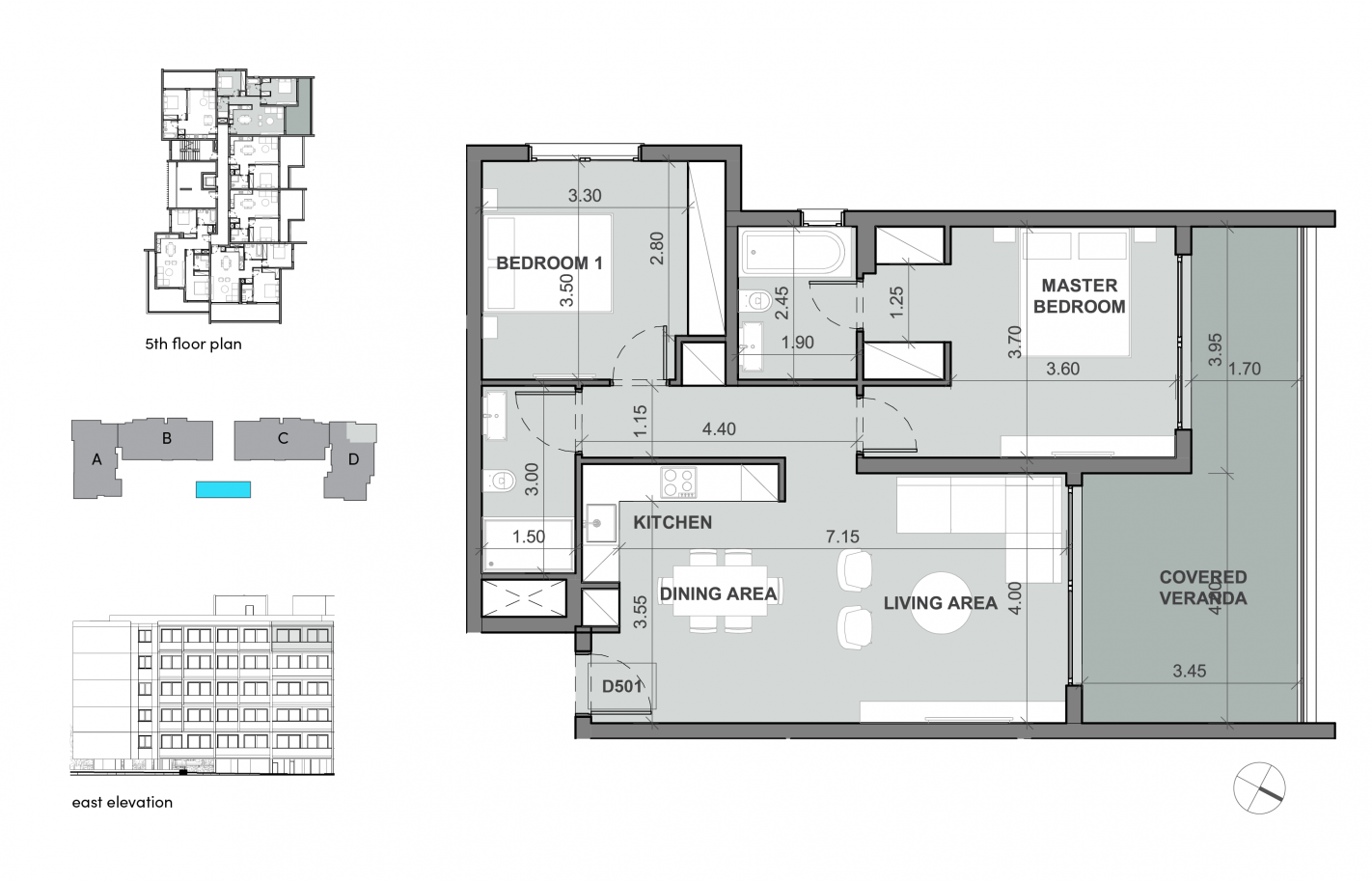 Two bedroom apartment in Limassol, Agios Nicholas - фото 17