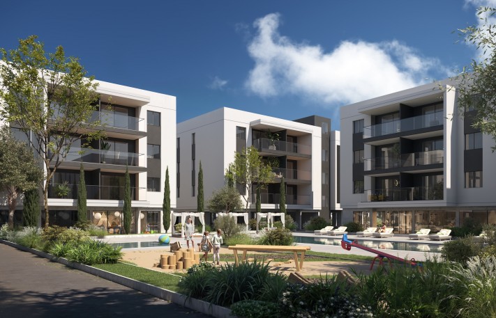 Односпальные апартаменты в Лимассоле, Asomatos