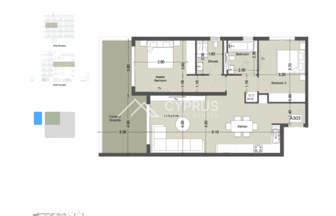 Двуспальные апартаменты в Лимассоле, Potamos Germasogeia - фото 1