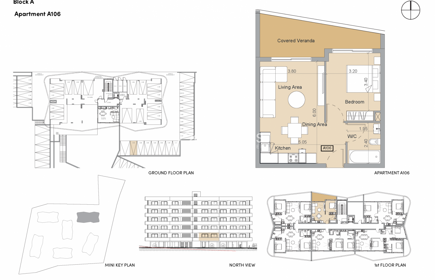 Односпальные апартаменты в Лимассоле, Germasogeia - фото 6