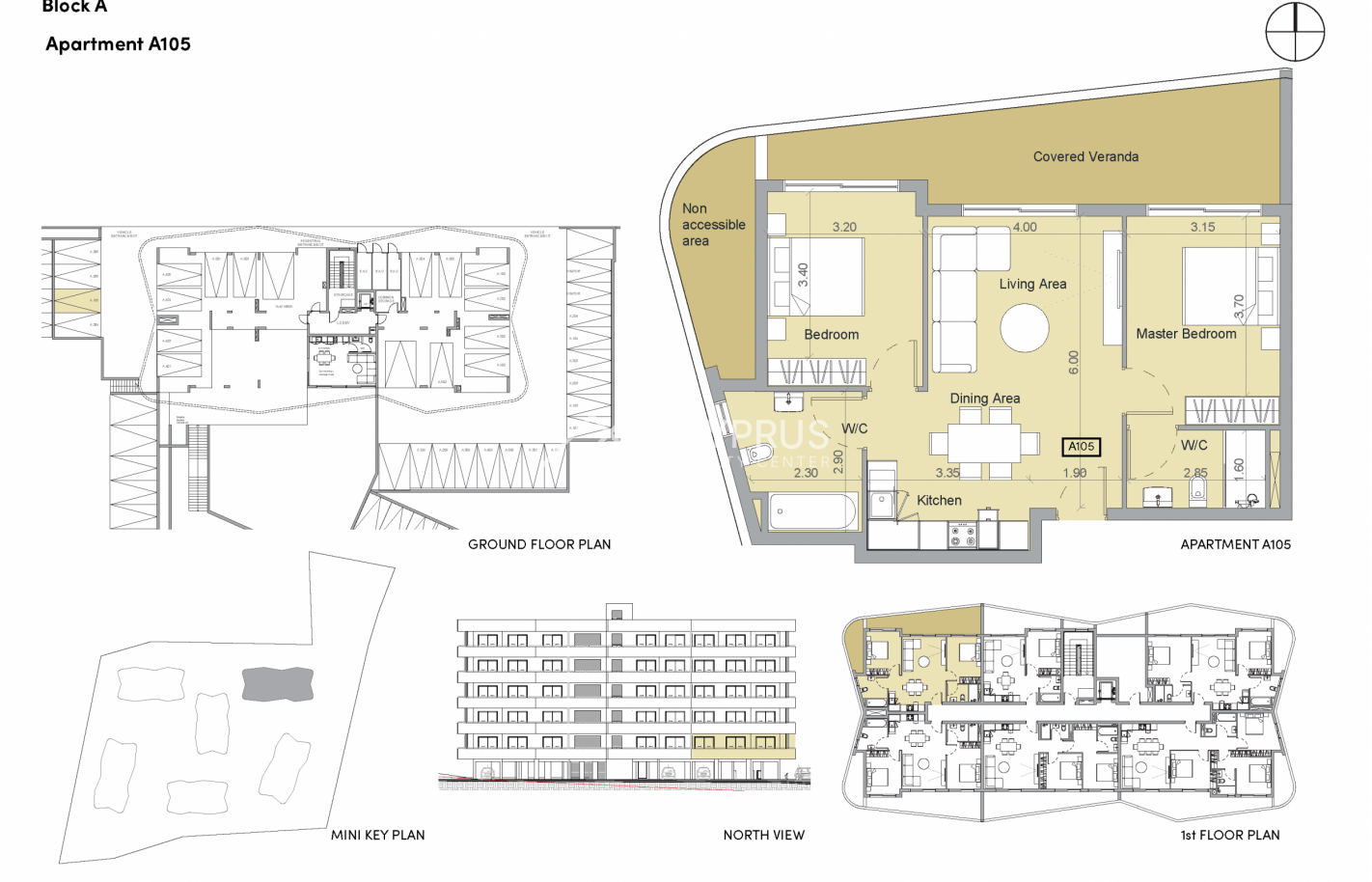 Двуспальные апартаменты в Лимассоле, Germasogeia - фото 11