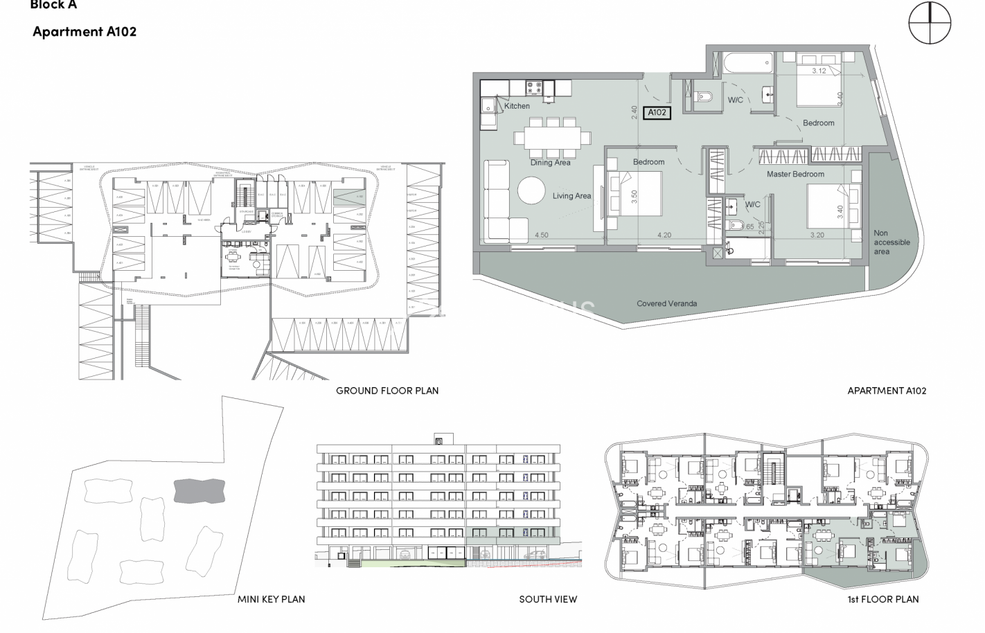 Трехспальные апартаменты в Лимассоле, Germasogeia - фото 11