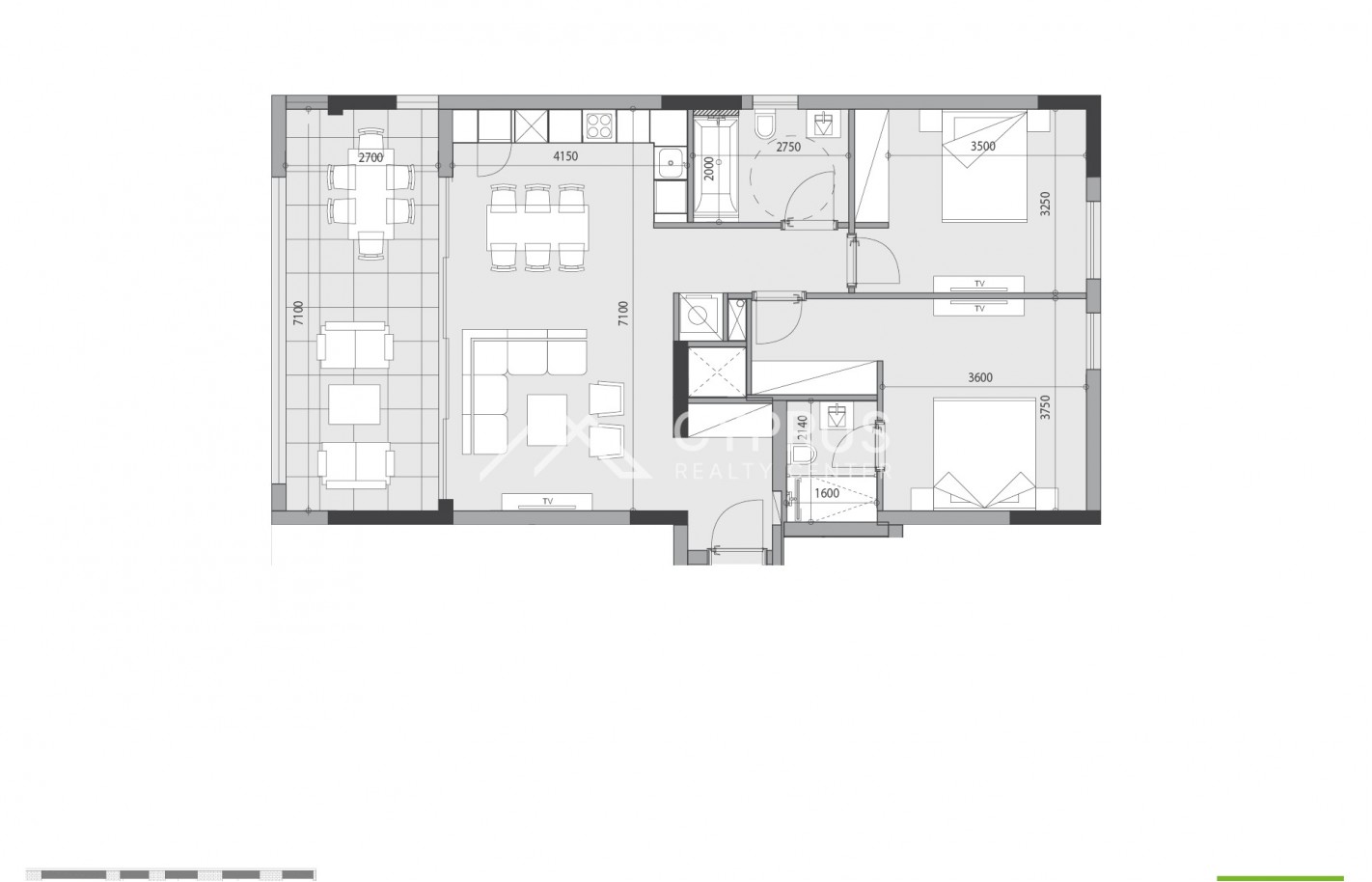 Двуспальные апартаменты в Лимассоле, Potamos Germasogeia - фото 8