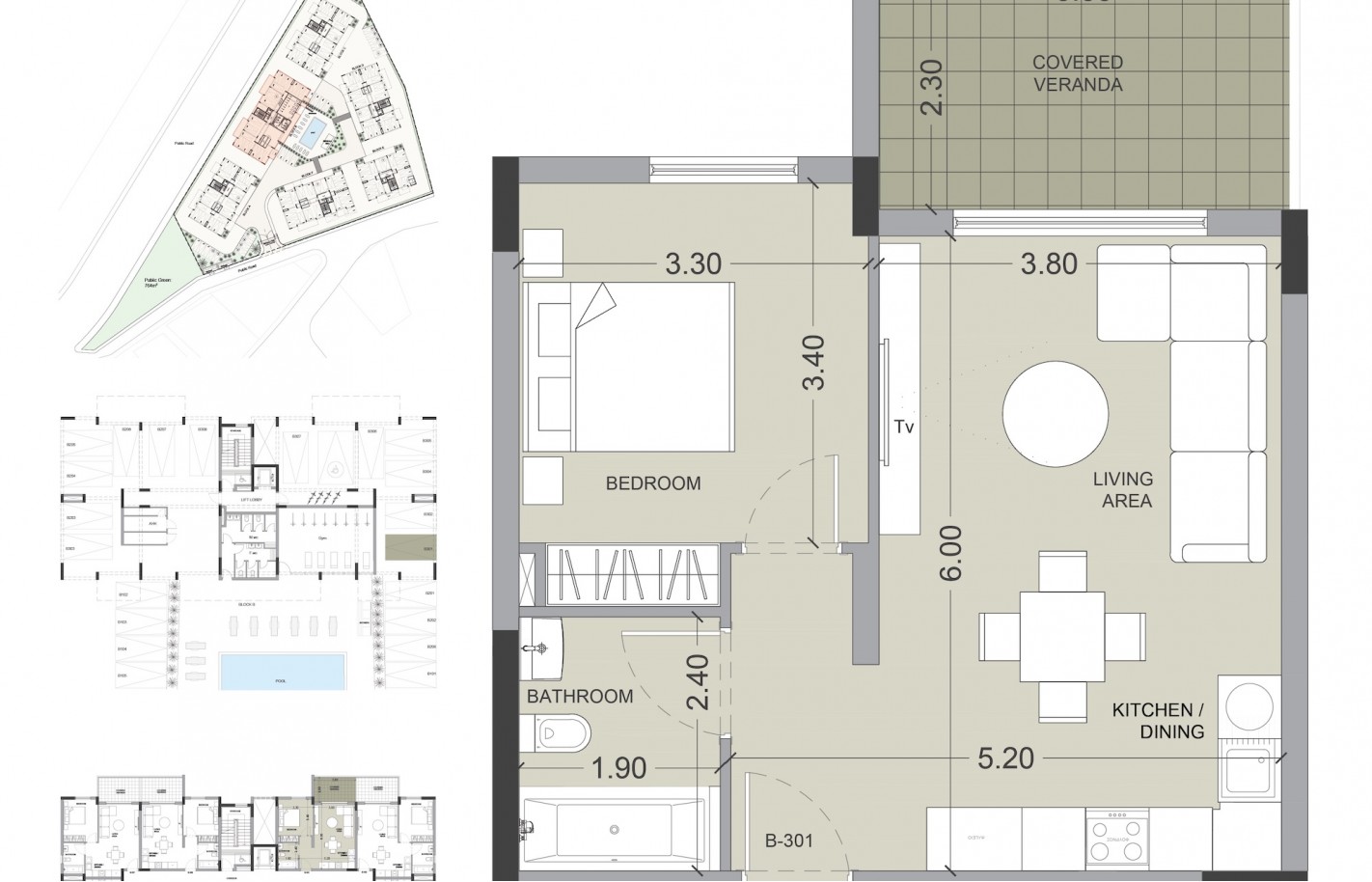 One bedroom apartment in Limassol, Asomatos - фото 11