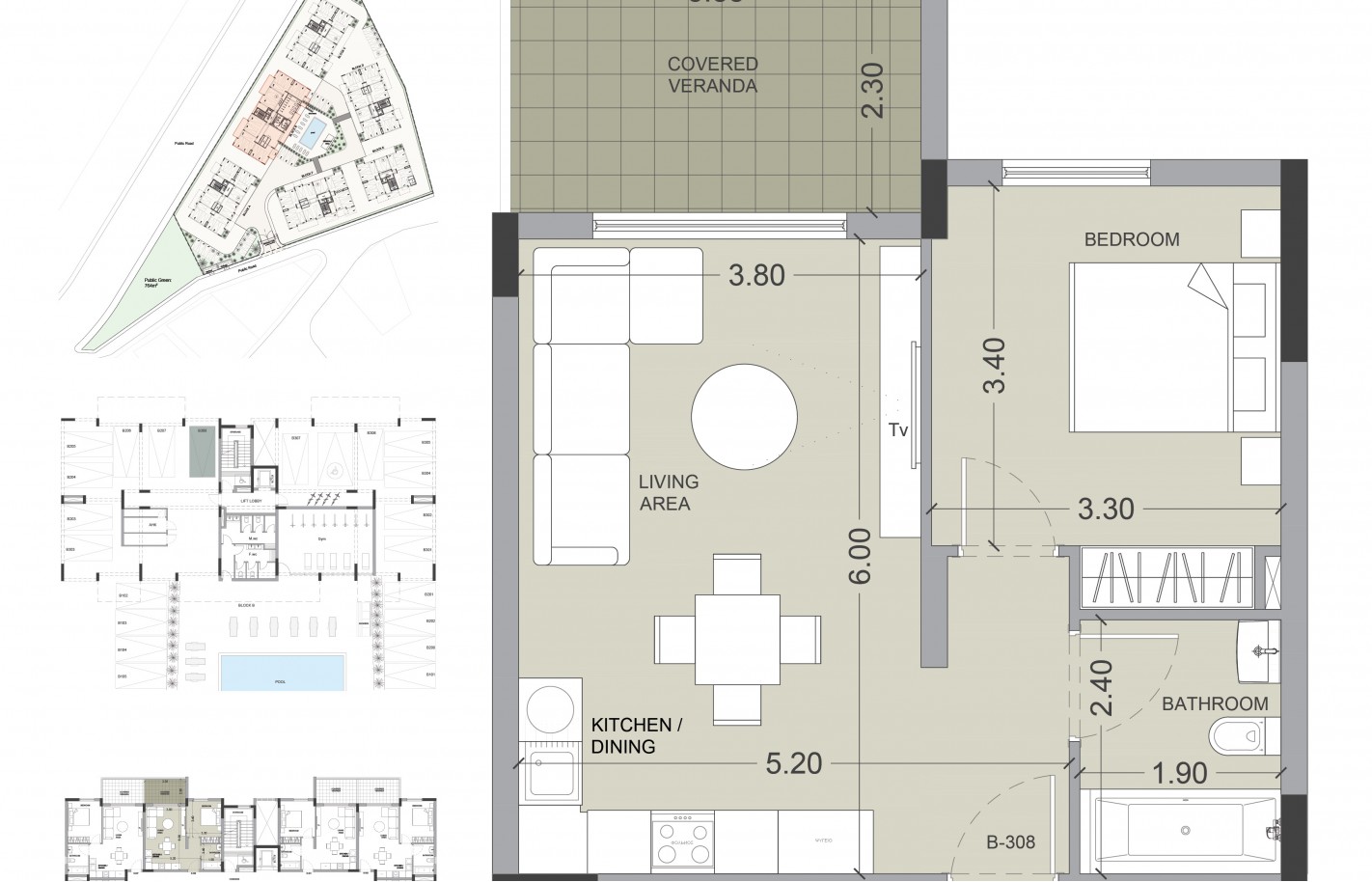 One bedroom apartment in Limassol, Asomatos - фото 11