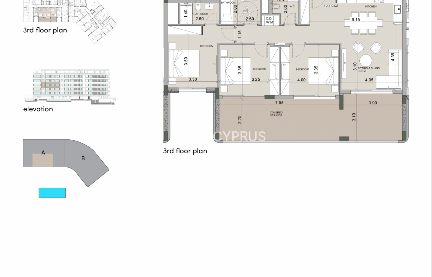 Апартаменты в Лимассоле с 3 спальнями, Agios Tychonas - фото 12