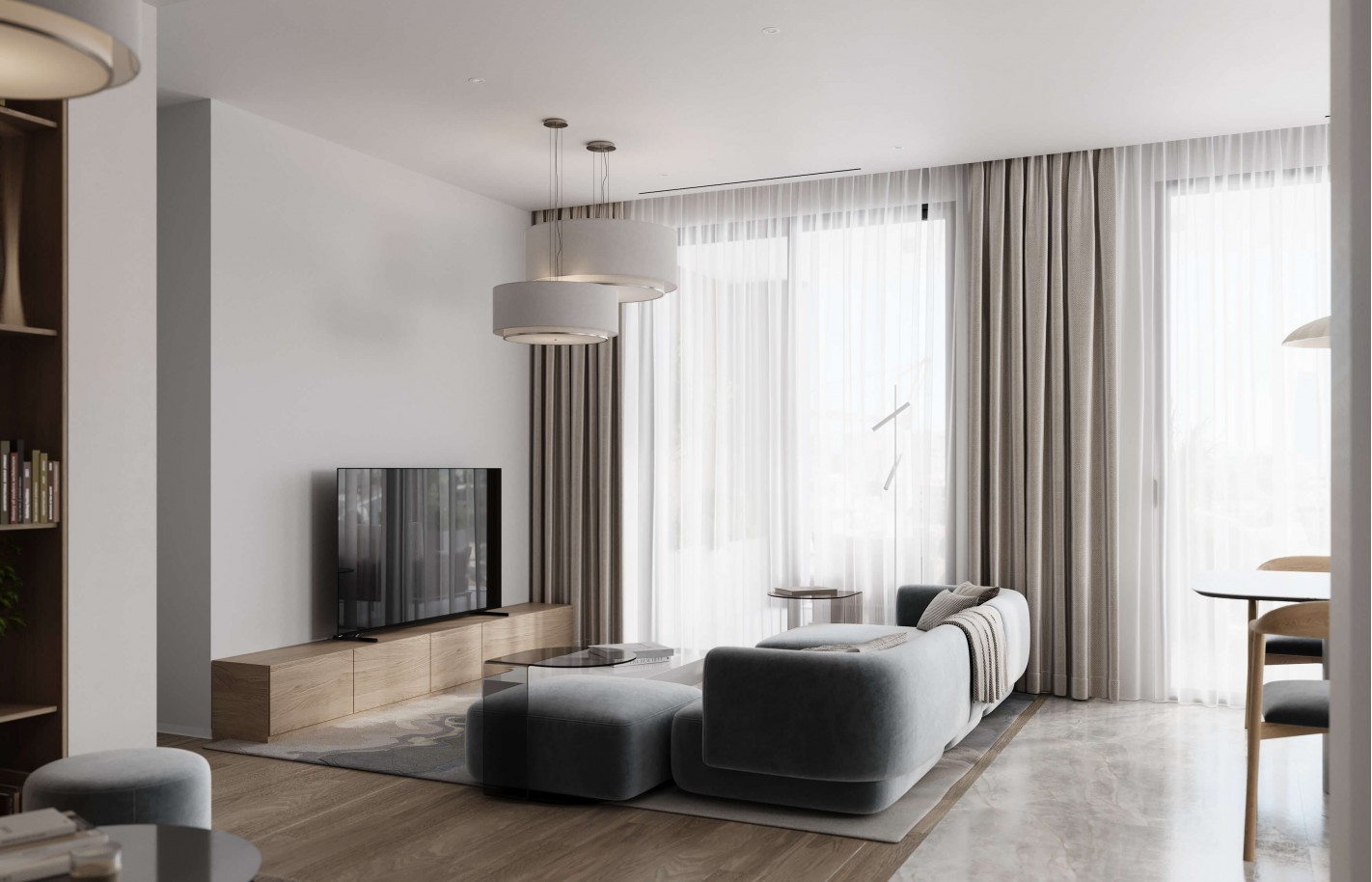 Three bedroom apartment in Limassol, Agios Athanasios - фото 32