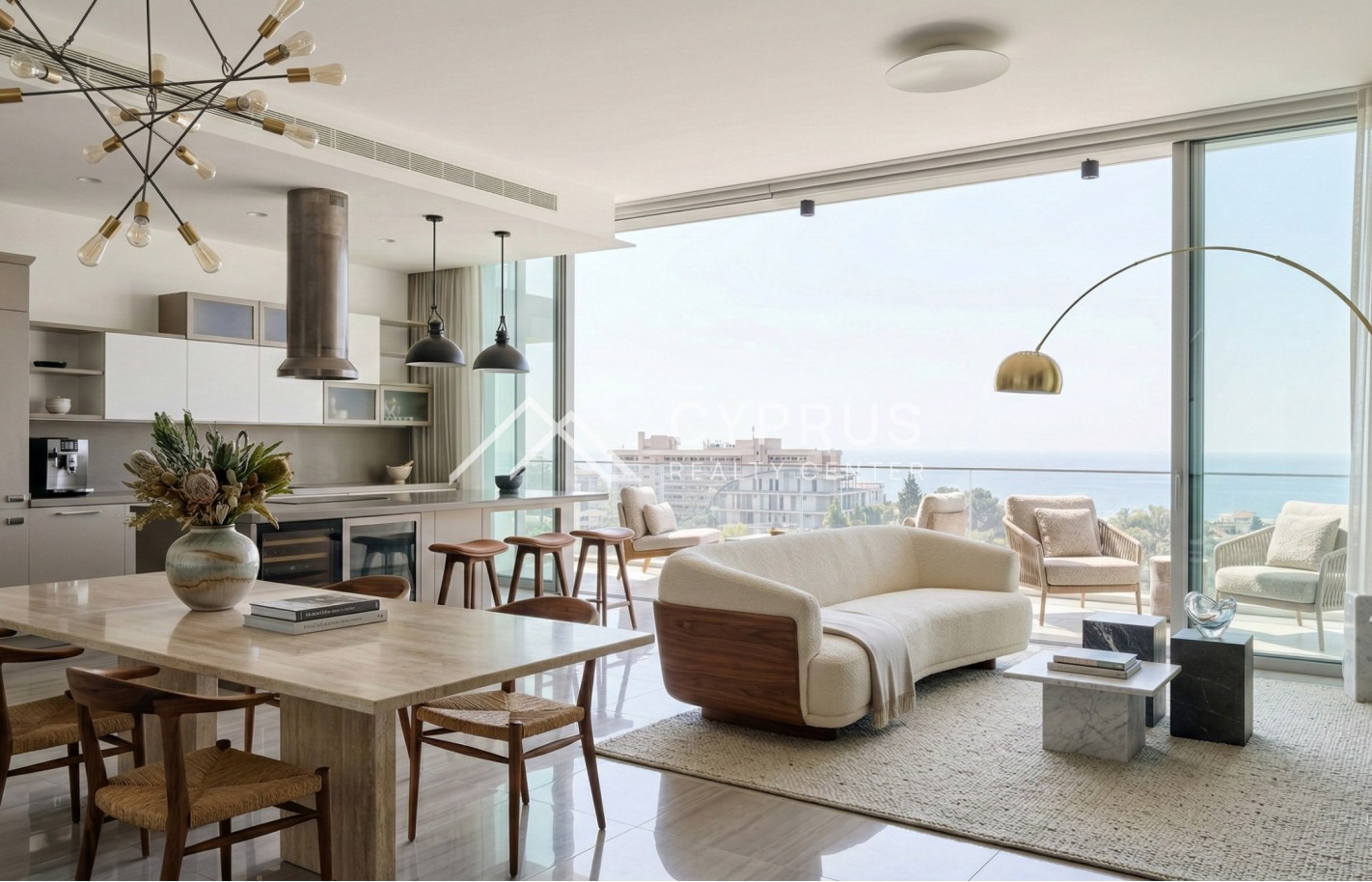 Three bedroom apartment in Limassol, Agios Tychonas