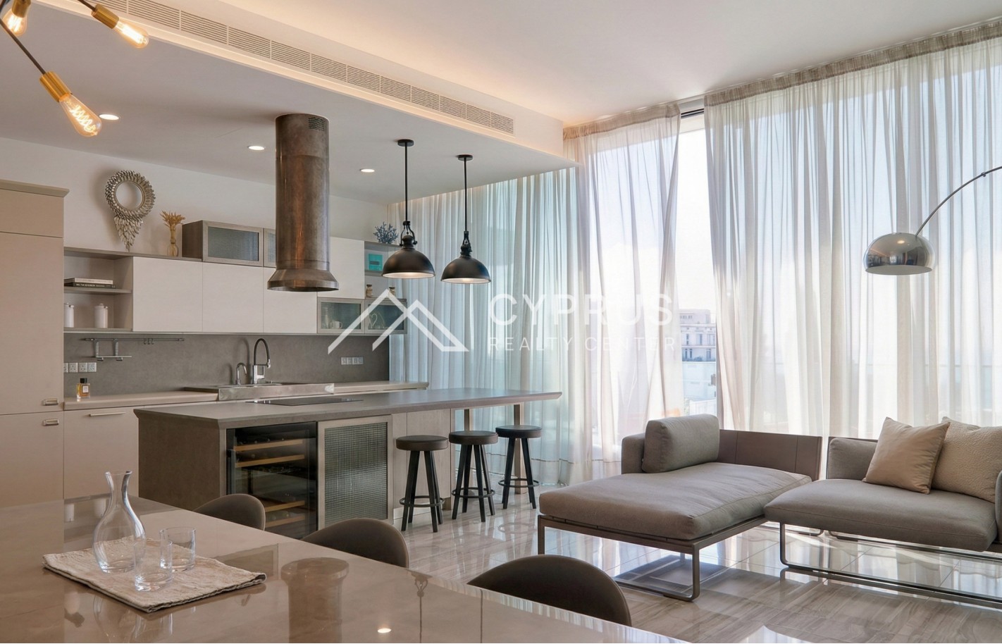 Three bedroom apartment in Limassol, Agios Tychonas - фото 1