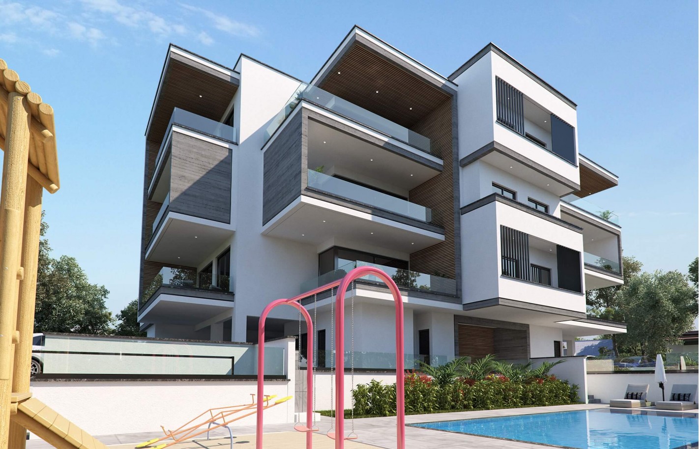 Трехспальные апартаменты в Лимассоле, Germasogeia - фото 1