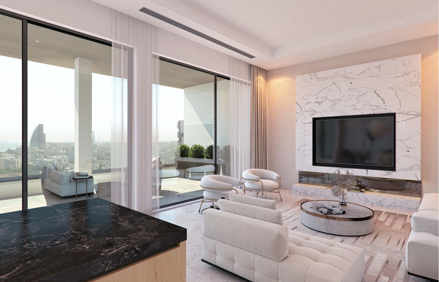 Apartment in Limassol with 3 bedrooms, Agios Tychonas - фото 12