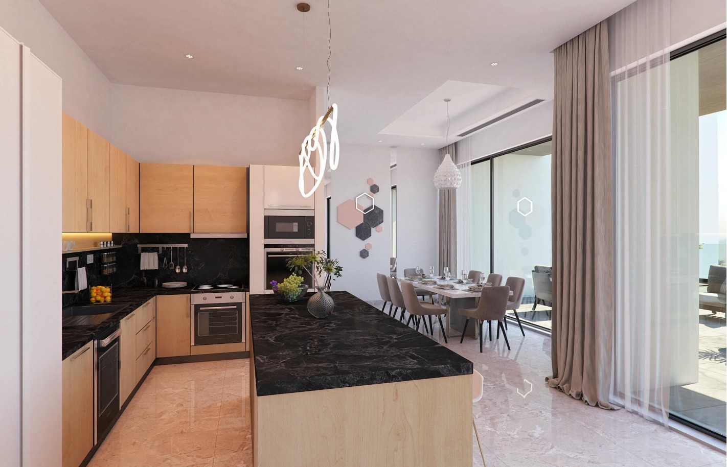 Apartment in Limassol with 3 bedrooms, Agios Tychonas - фото 9