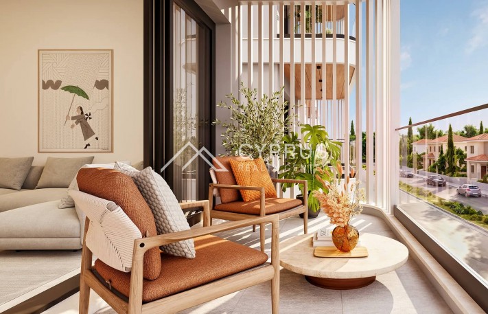 Three bedroom apartment in Limassol, Ekali