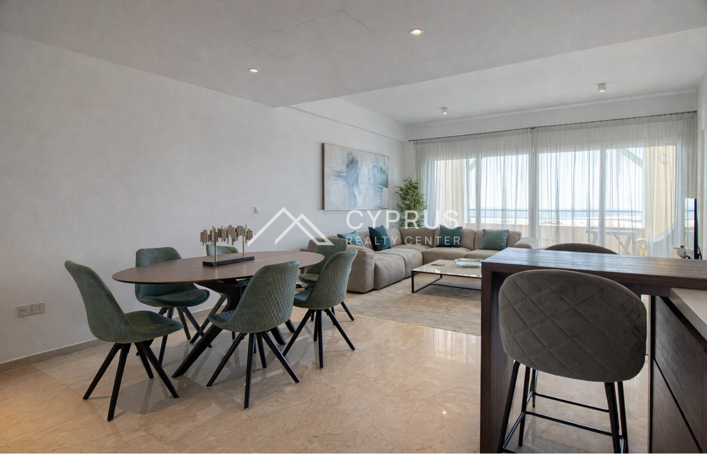 Apartment with 2 bedrooms in Limassol, Limassol Marina - фото 19