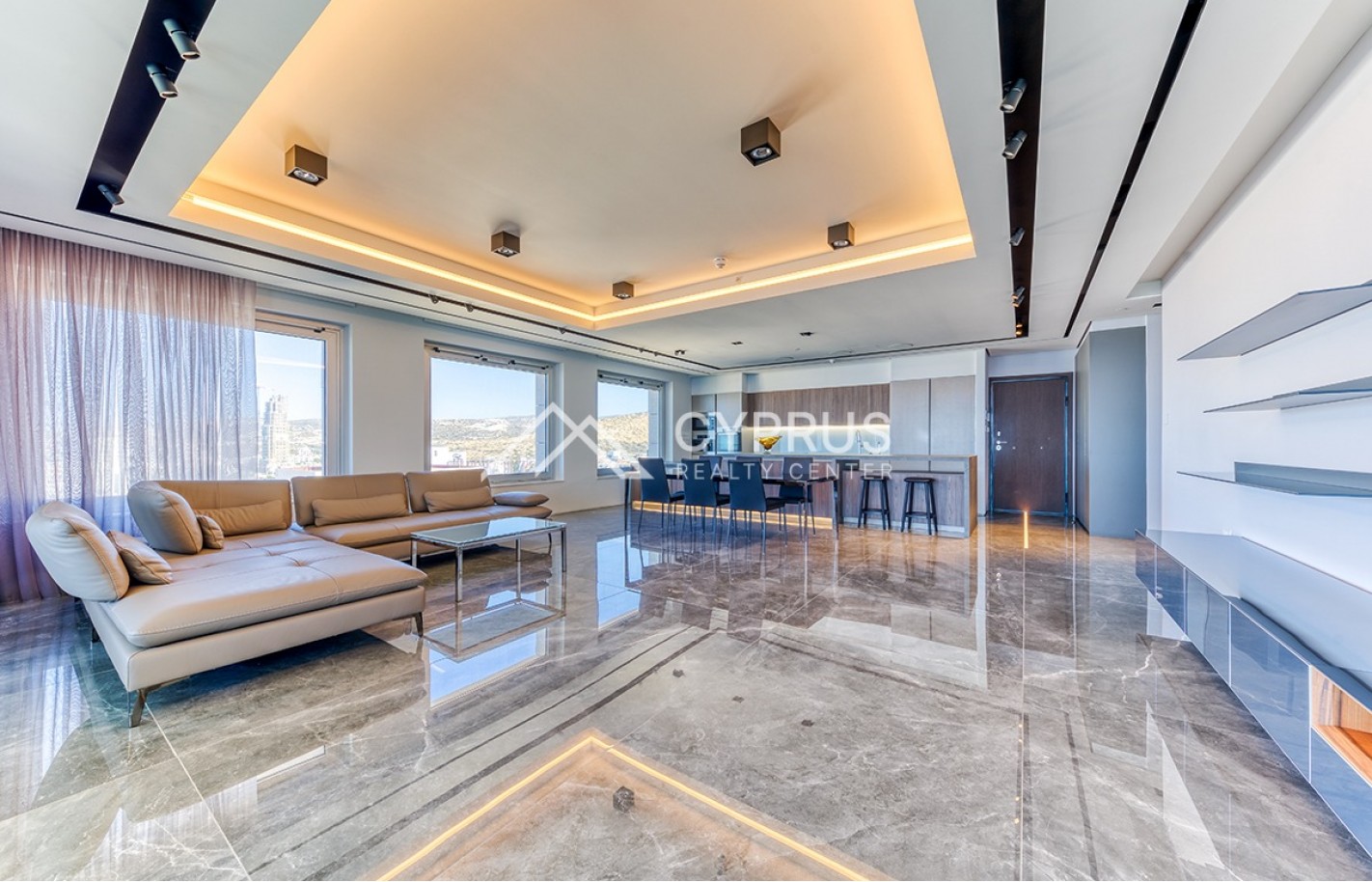 Three bedroom apartment in Limassol, Amathusia - фото 6