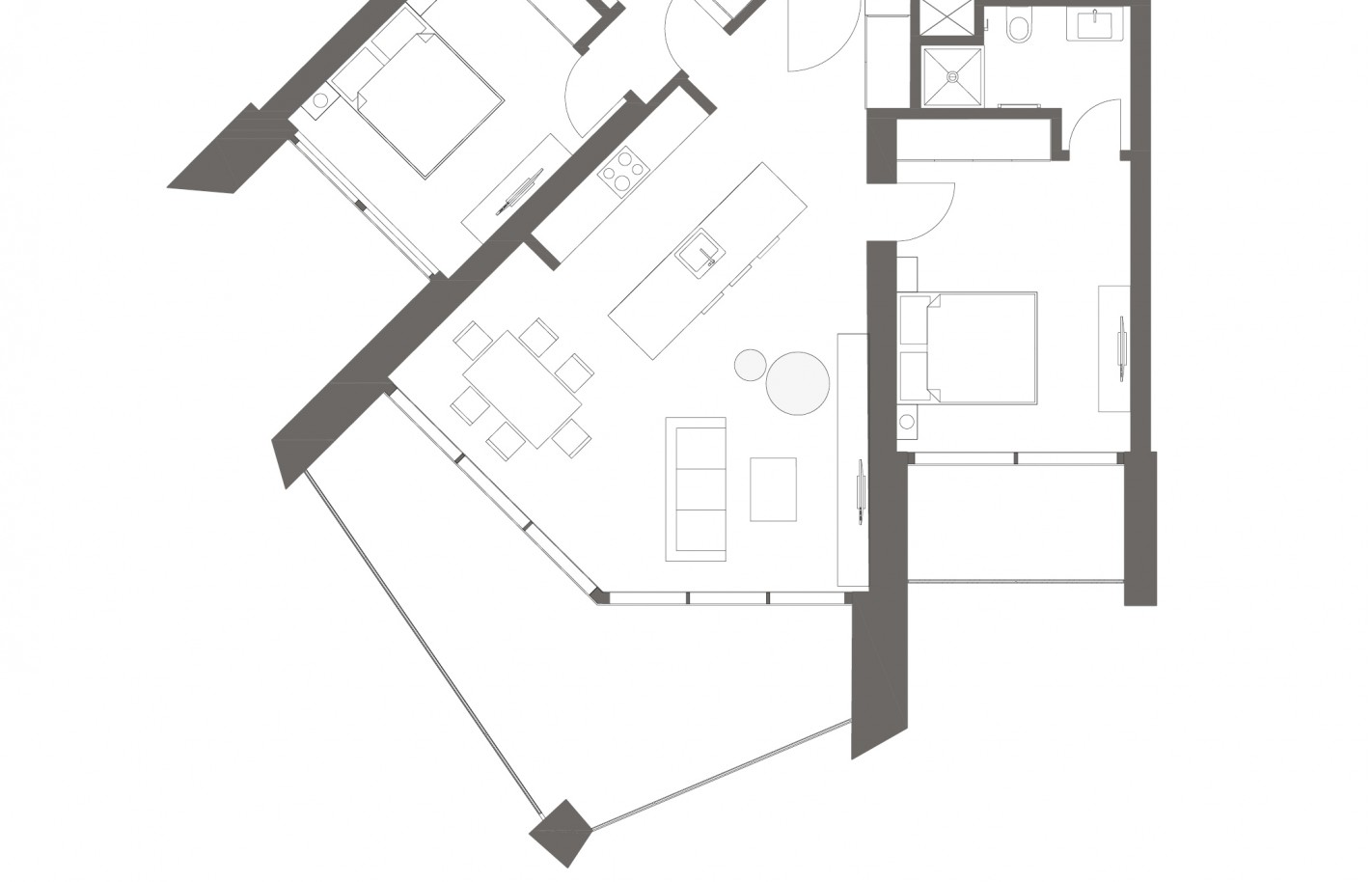 Two bedroom apartment in Limassol, Potamos Germasogeia - фото 12