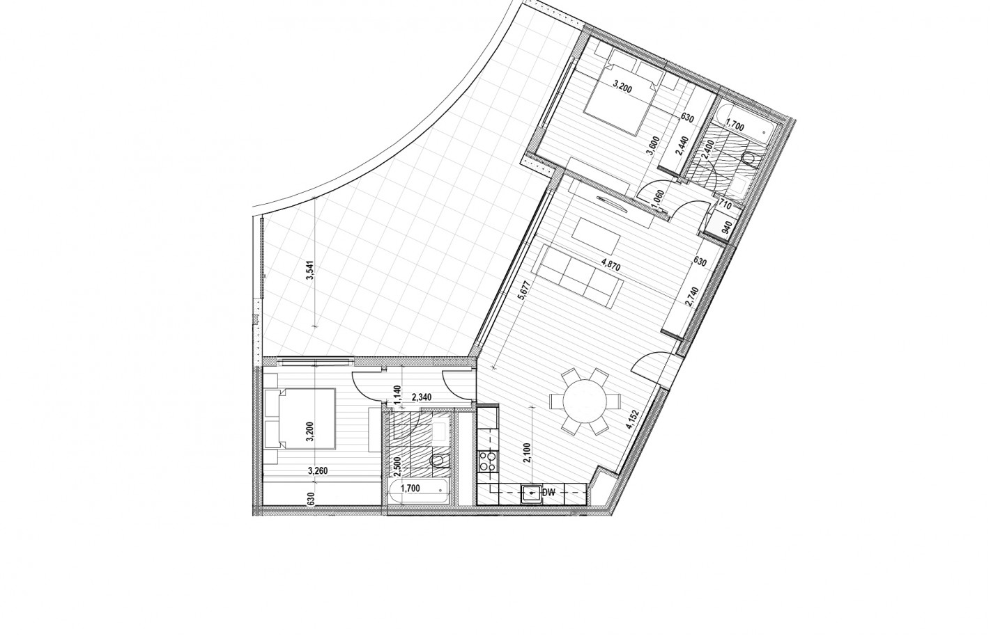 Two bedroom apartments in Limassol, Potamos Germasogeia - фото 24