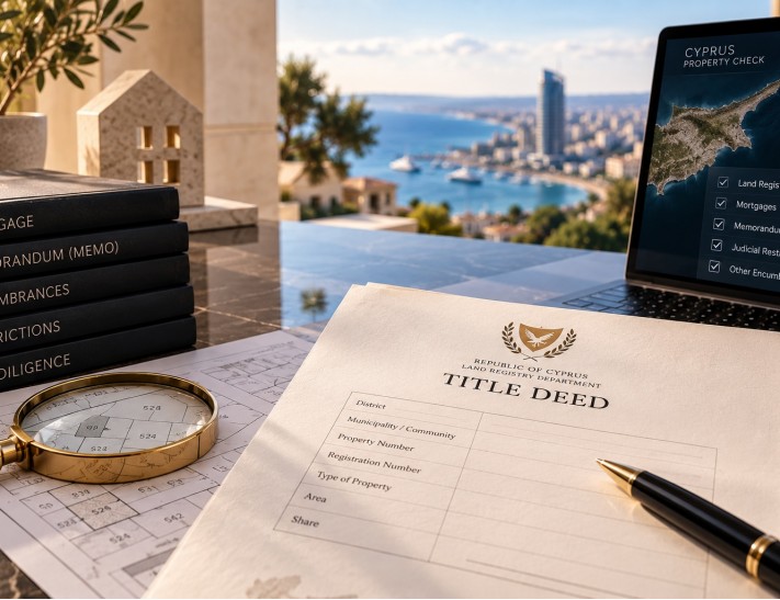 Обременения в титуле (Title Deed) на Кипре: как проверить ипотеку застройщика, Memo и запреты