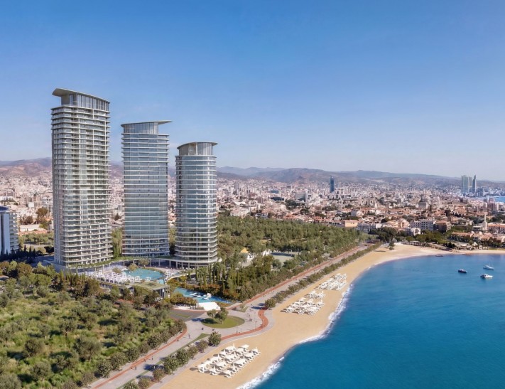 Limassol Blu Marine: инвестиции в проект у моря на пороге редевелопмента Карнажио (Aktaia Odos)