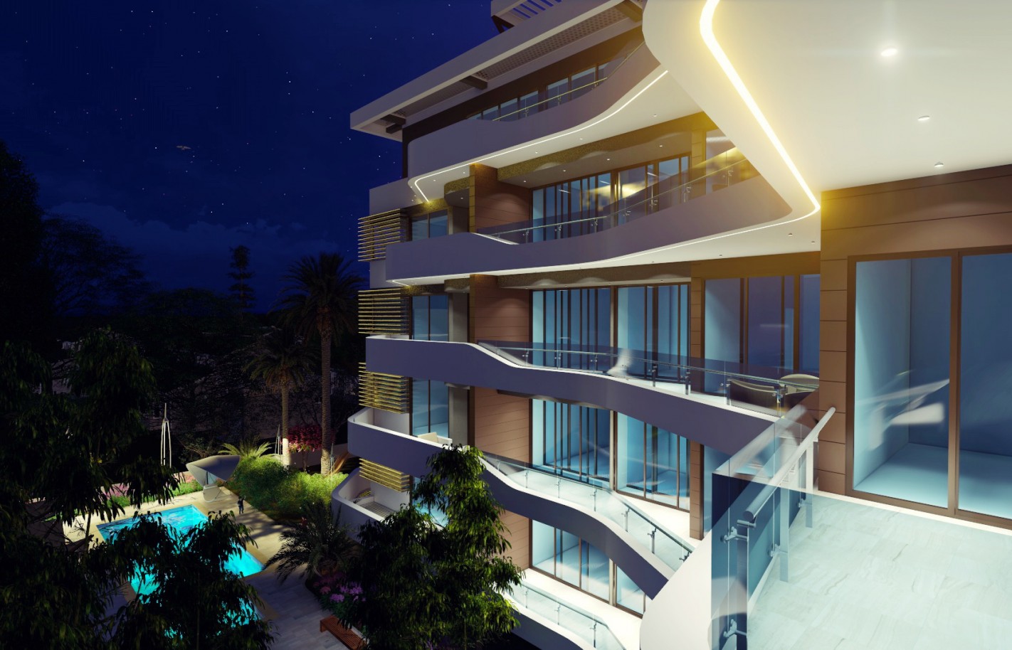 Penthouse in Limassol with 4 bedrooms, Potamos Germasogeia