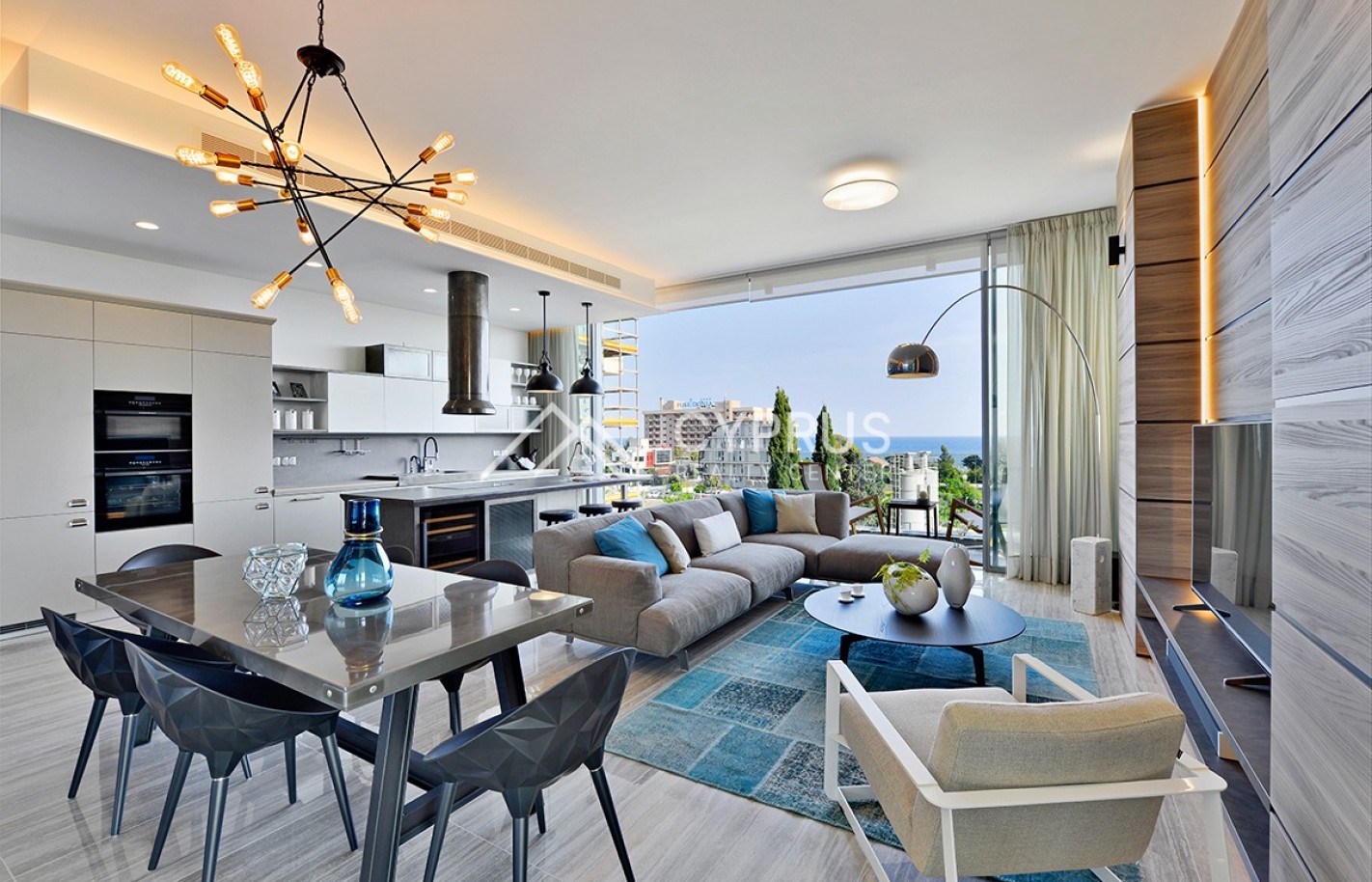 Penthouse in Limassol with 4 bedrooms, Agios Tychonas - фото 1