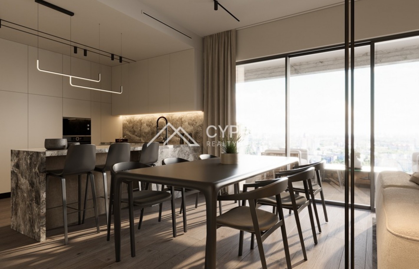 Penthouse in Limassol with 3 bedrooms, Potamos Germasogeia - фото 3