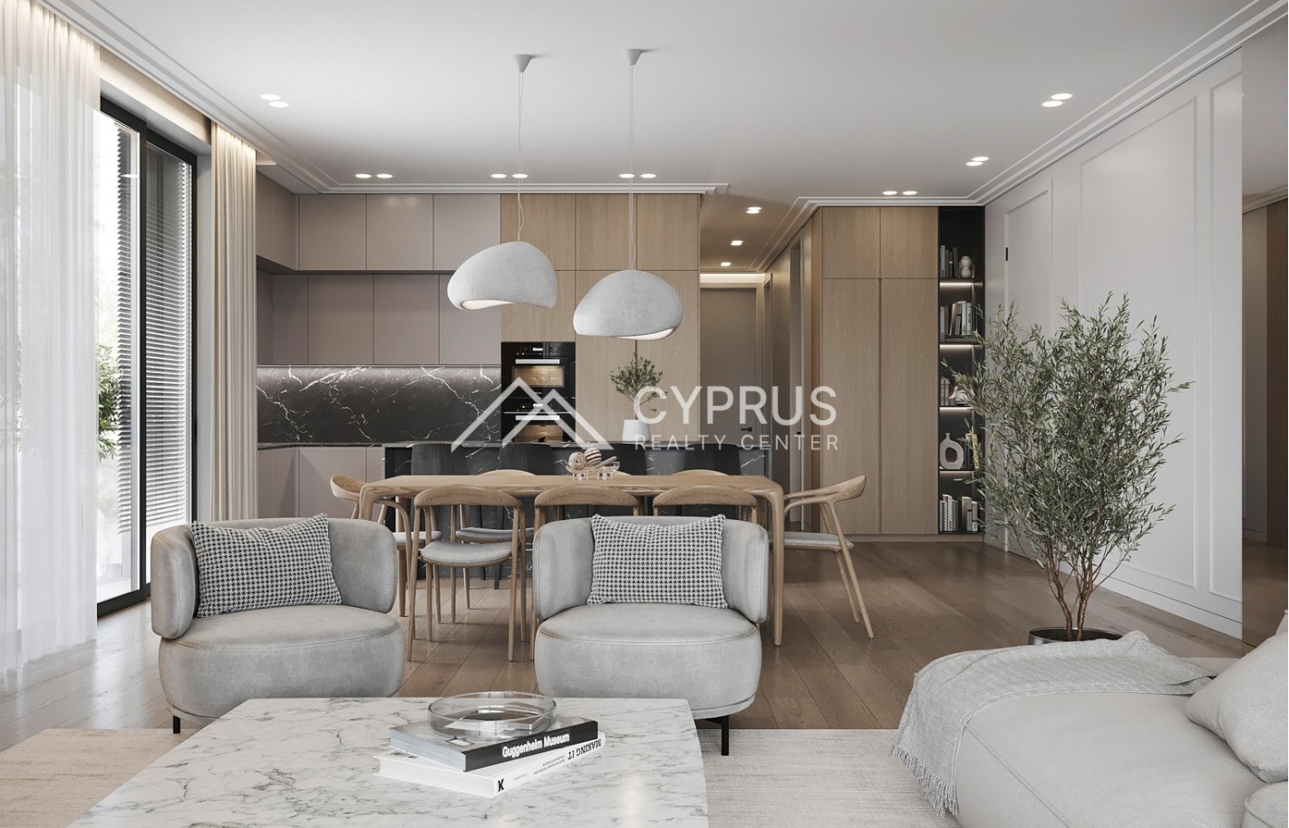 Penthouse in Limassol with 3 bedrooms, Germasogeia - фото 3