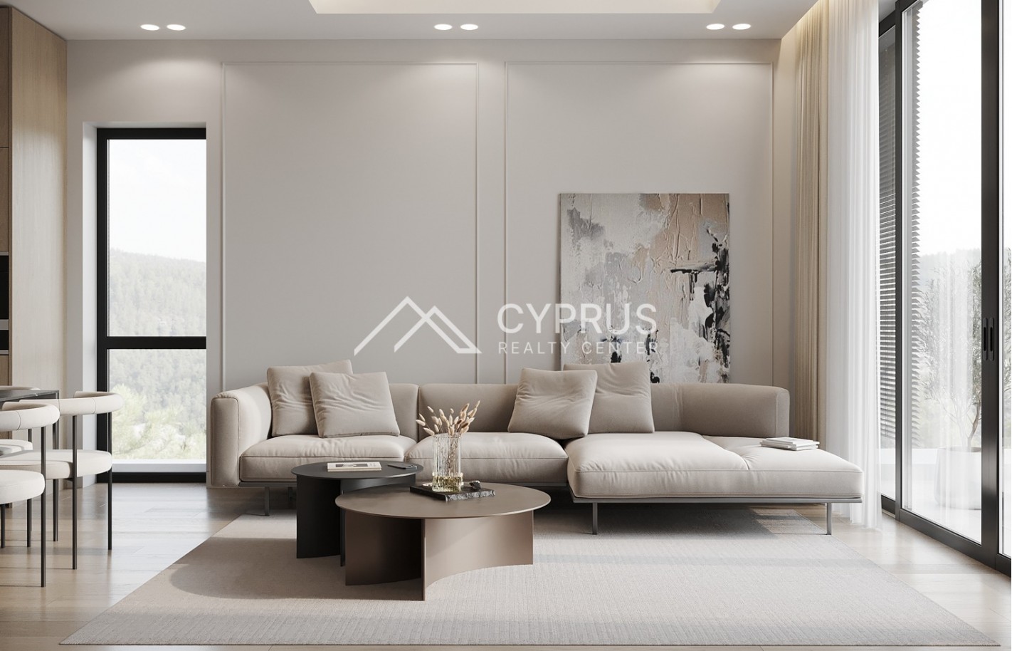 Penthouse in Limassol with 3 bedrooms, Germasogeia - фото 5