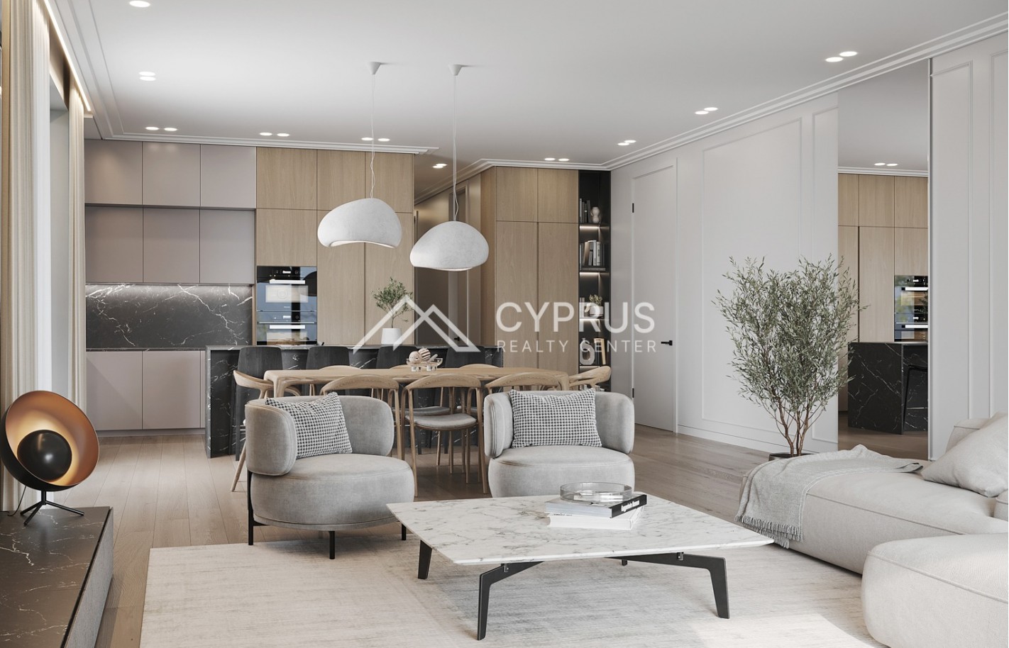 Penthouse in Limassol with 3 bedrooms, Germasogeia - фото 2