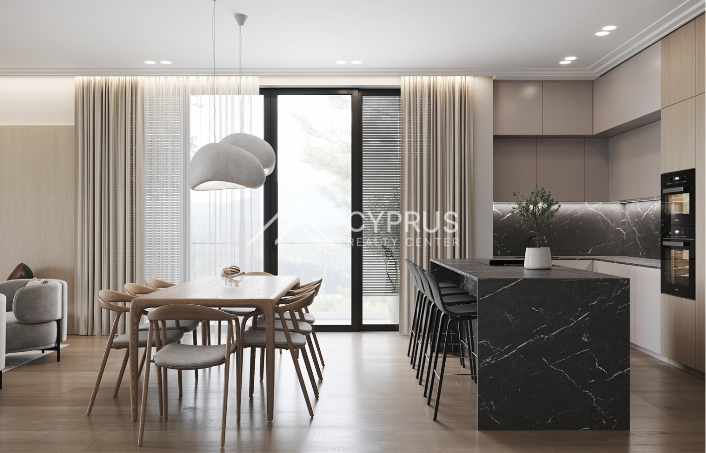 Penthouse in Limassol with 3 bedrooms, Germasogeia - фото 9