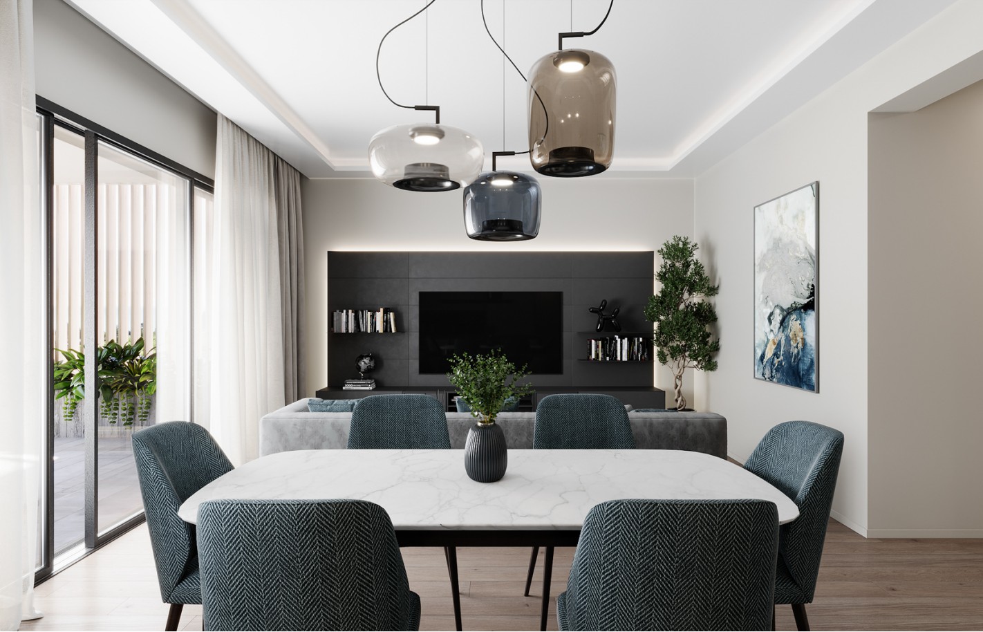 Пентхаус в Лимассоле с 2 спальнями, Germasogeia - фото 13