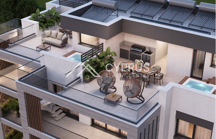 Penthouse in Limassol with 3 bedrooms, Germasogeia