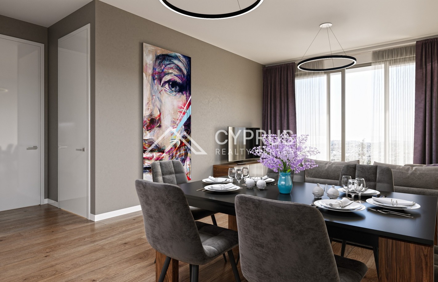 Penthouse in Limassol with 2 bedrooms, Mouttagiaka - фото 1