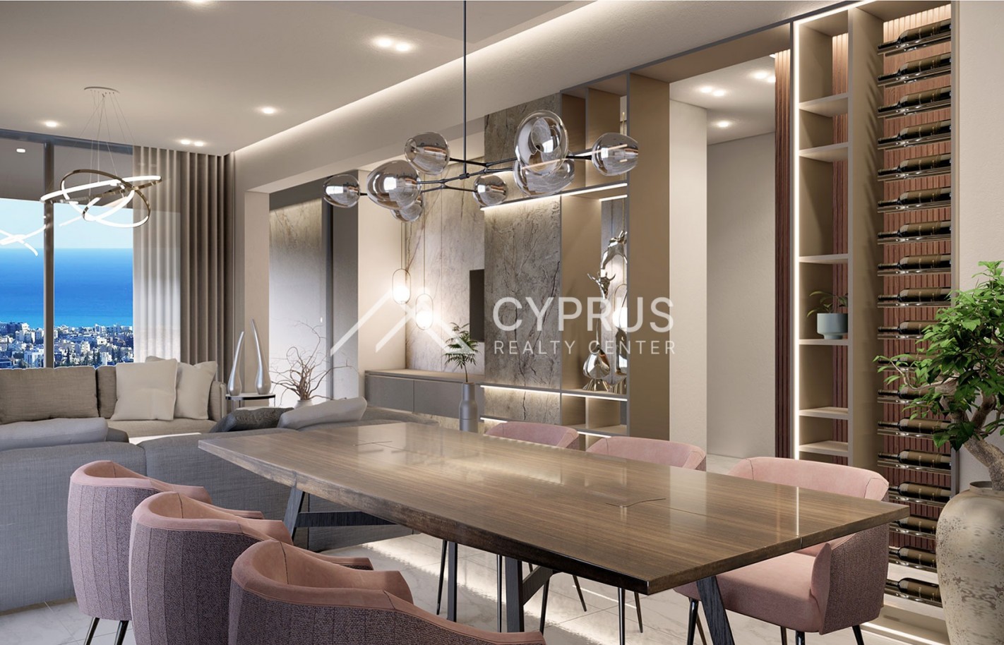 Penthouse in Limassol with 3 bedrooms, Panthea - фото 3