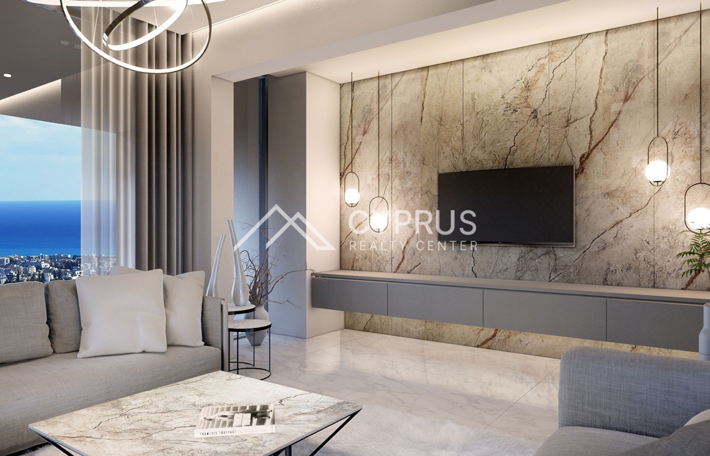 Penthouse in Limassol with 3 bedrooms, Panthea - фото 1