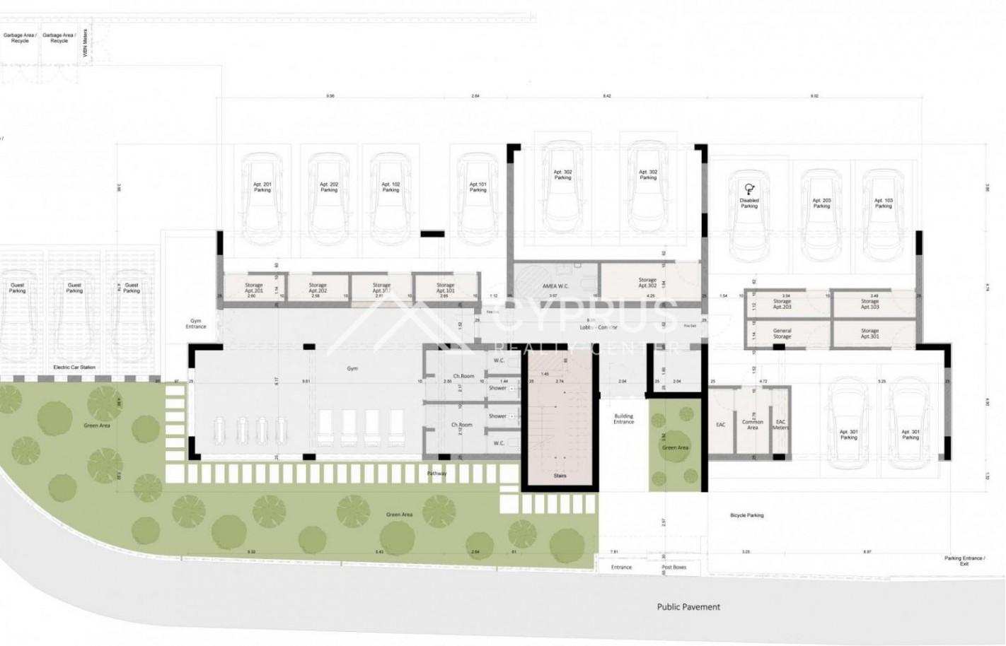 Penthouse in Limassol with 4 bedrooms, Agios Athanasios - фото 13